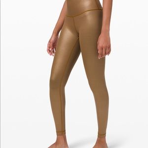 NWT Lululemon Wunder Under HR Tight 28” Shine